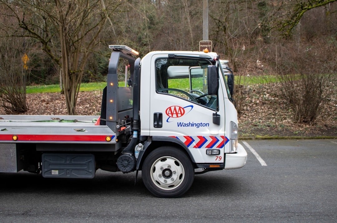 The Art of Drawing Readers In: Your attractive post title goes here A white AAA tow truck.